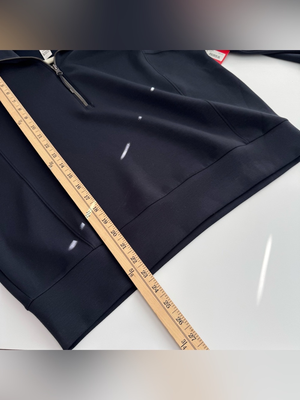 SPANX Softstreme AirEssentials Half Zip Pullover Sweatshirt Women’s L Navy NWT - Picture 9 of 13
